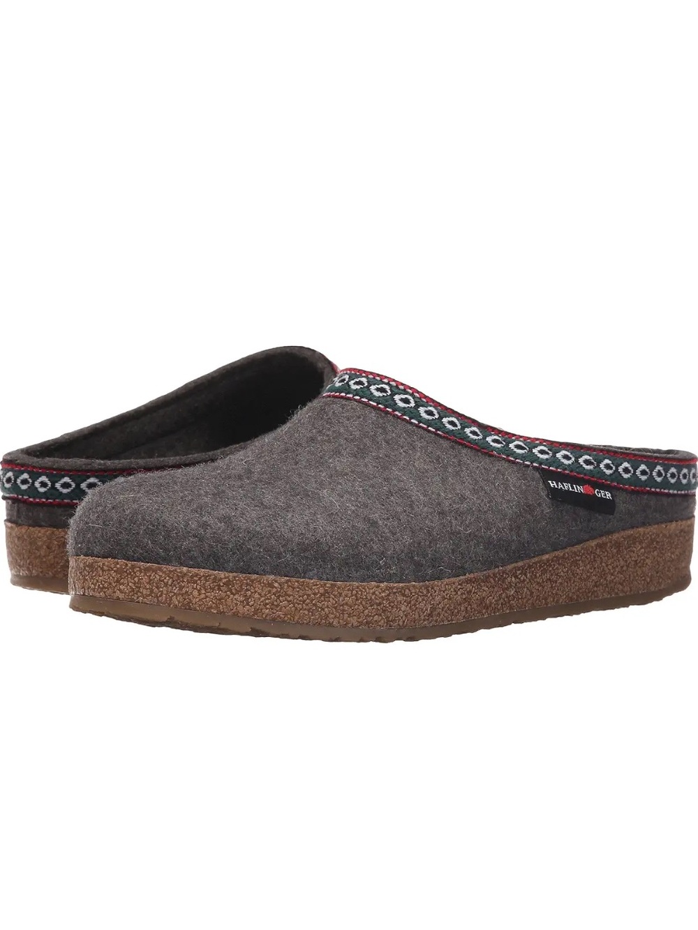 Haflinger Classic Grizzly Wool Clogs Size 9M 11W